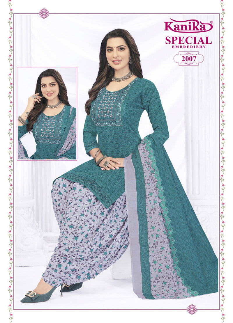 Kanika Brand Special Vol 2 Cotton With Neck Work Salwar Suits