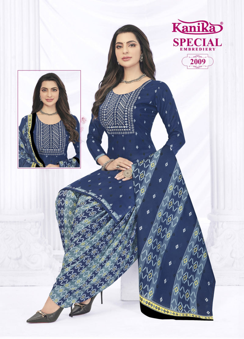 Kanika Brand Special Vol 2 Cotton With Neck Work Salwar Suits