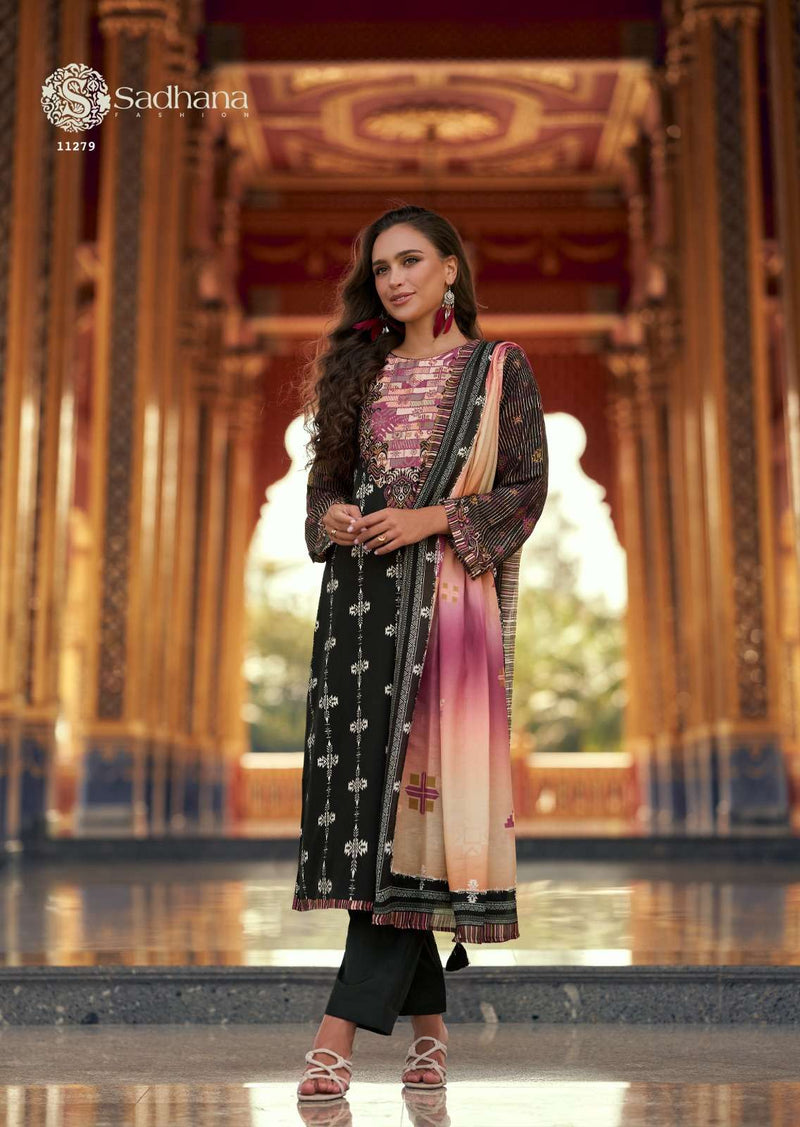 Sadhana Fashion Himani Muslin Silk Khatli Work Salwar Kameez