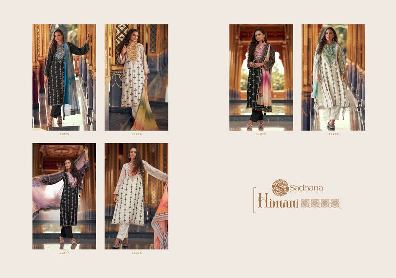 Sadhana Fashion Himani Muslin Silk Khatli Work Salwar Kameez