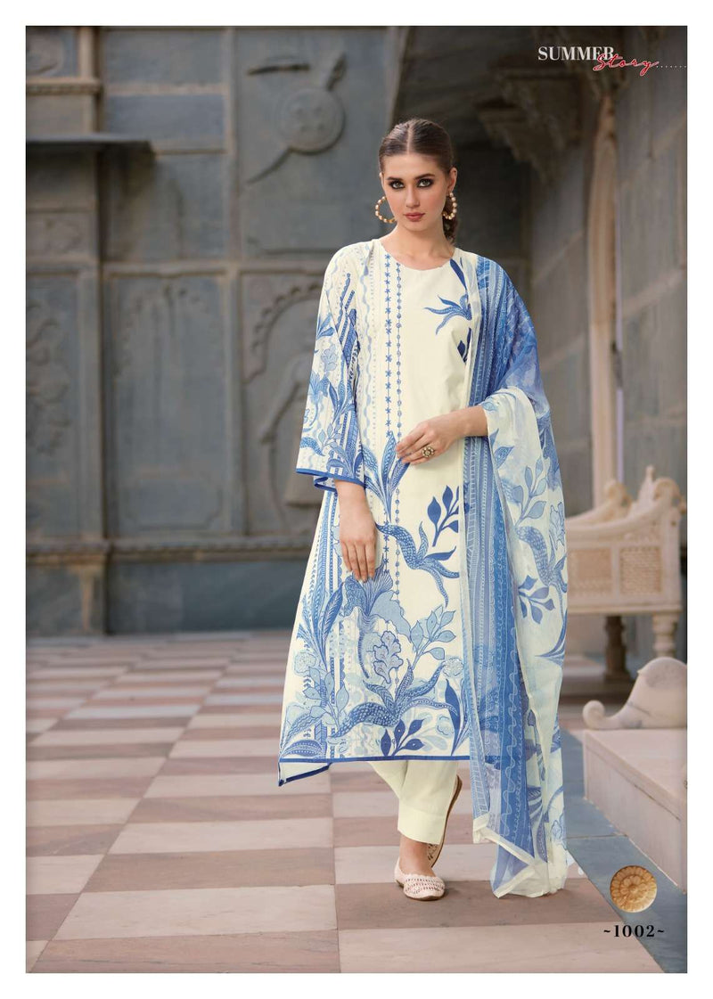 Sadhana Fashion Splendor Lawn Cotton  With Fancy Khatli Work With Digital Printed Salwar Suit