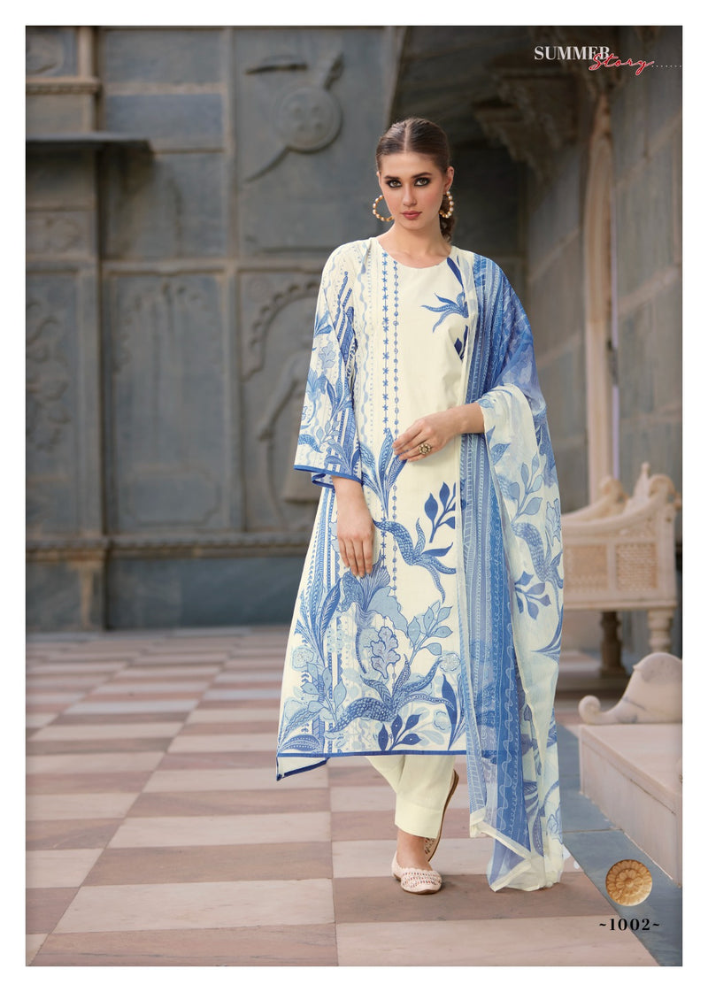 Sadhana Fashion Splendor Pure Lawn Cotton Fancy Khatli Work Salwar Suit