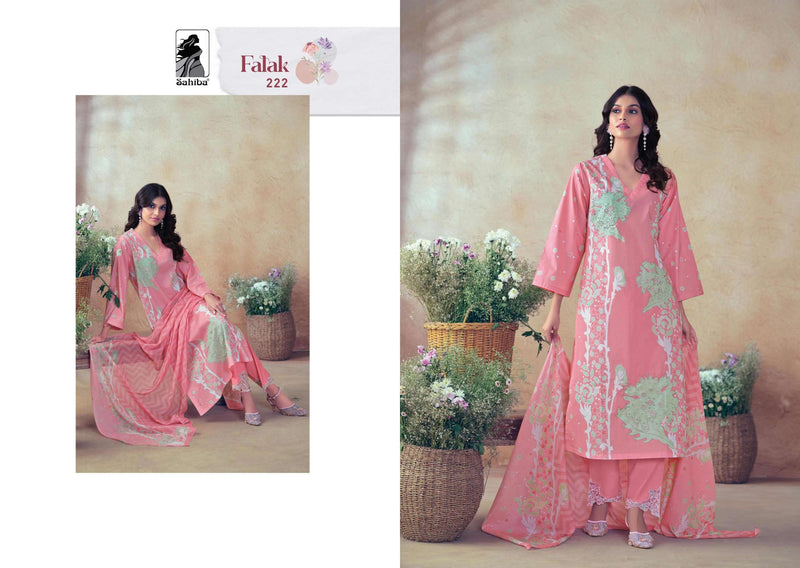 Sahiba Falak Lawn Cotton Digital Print With Hand Work Partywear Salwar Kameez