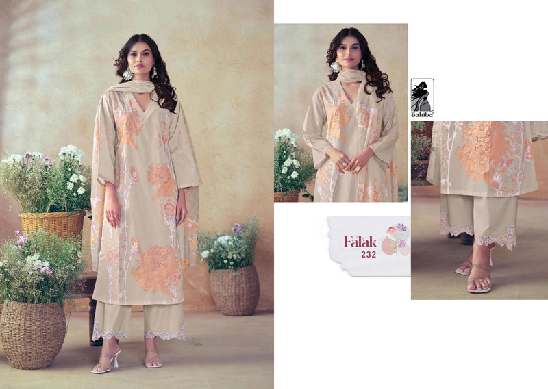 Sahiba Falak Lawn Cotton Digital Print With Hand Work Partywear Salwar Kameez