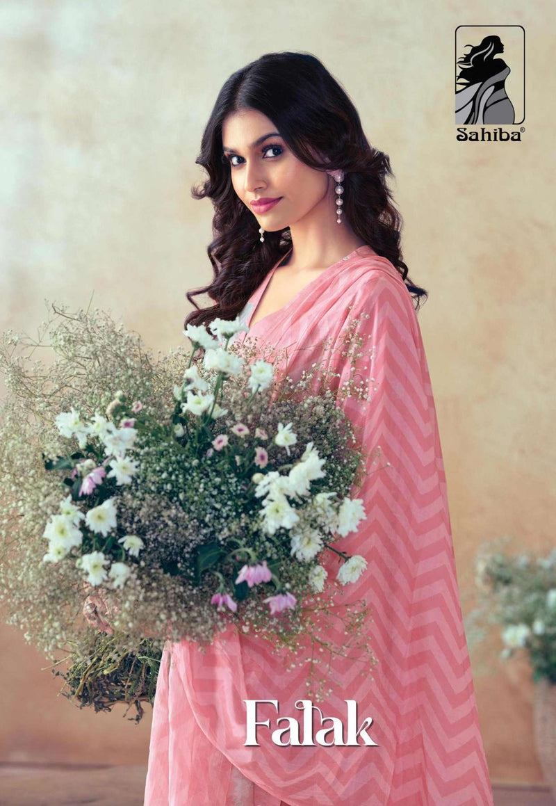 Sahiba Falak Lawn Cotton Digital Print With Hand Work Partywear Salwar Kameez