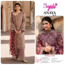 Sajida Designer Dno 1116-1117-1118 Pure Georgette Embroidered Pakistani Suit
