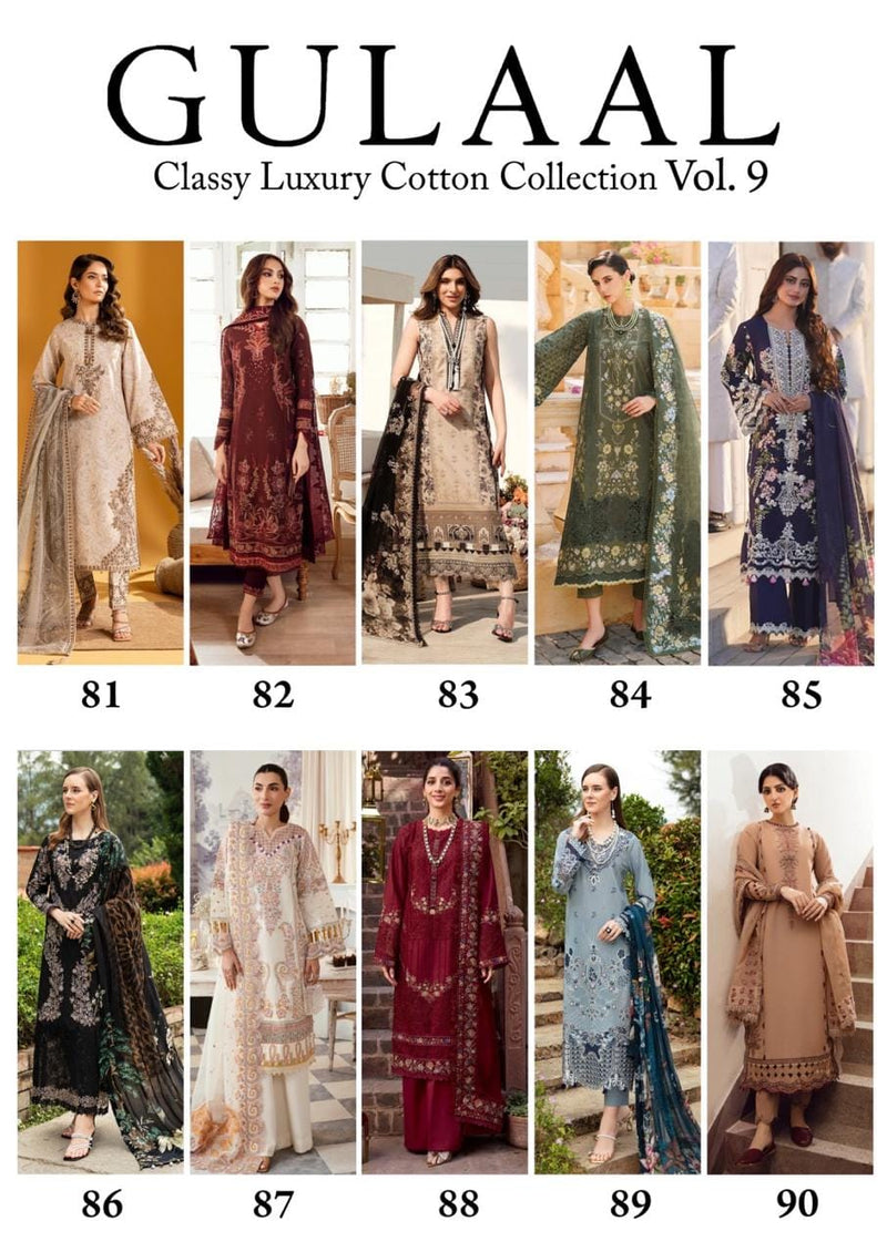 Sana Maryam Gulaal Classy Luxury Cotton Collection Vol 8 Casual Wear Salwar Suit