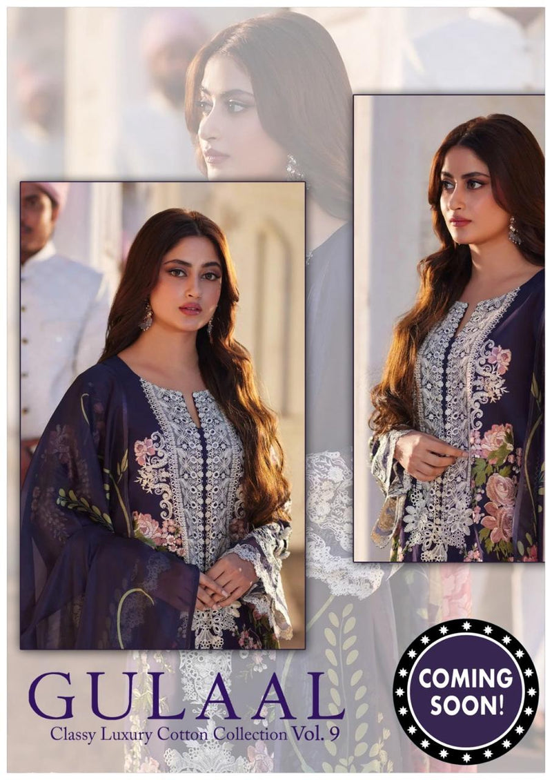 Sana Maryam Gulaal Classy Luxury Cotton Collection Vol 8 Casual Wear Salwar Suit