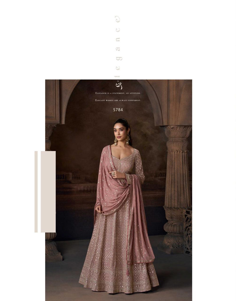 Sayuri Designer Avni Premium Silk Embroidered Designer Gown