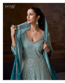 Sayuri Designer Avni Premium Silk Embroidered Designer Gown