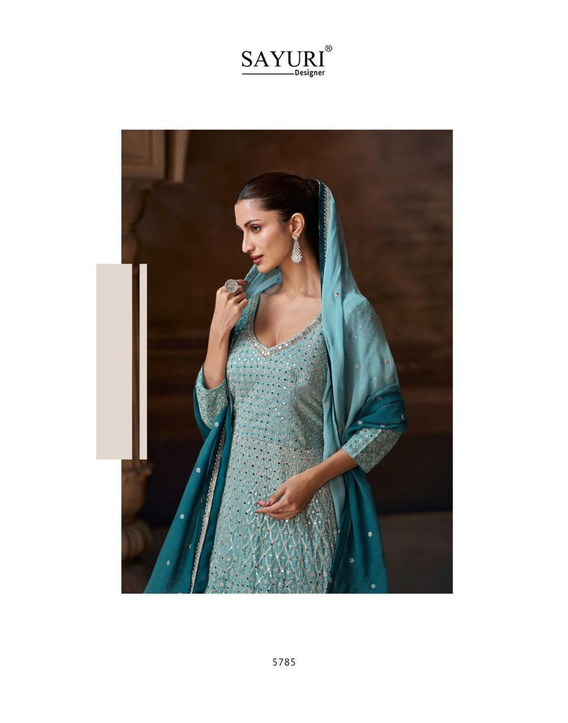 Sayuri Designer Avni Premium Silk Embroidered Designer Gown