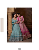 Sayuri Designer Avni Premium Silk Embroidered Designer Gown