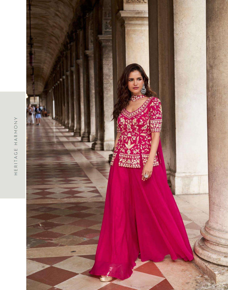 Sayuri Designer Bela Premium Organza Silk Embroidered Designer Work Salwar Suit