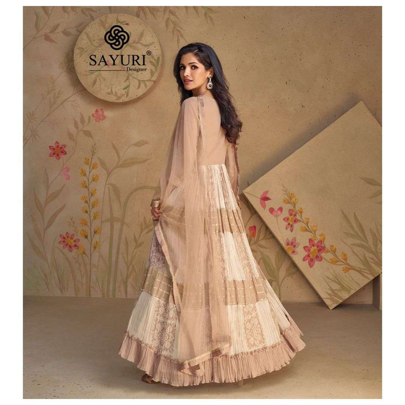 Sayuri Designer Floral Vol 2 Georgette Designer Fancy Wear Gown Kurti