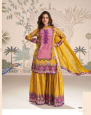 Sayuri Designer Kirti Premium Crepe Silk Mirror Work Designer Suit