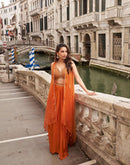 Sayuri Designer Melodi Premoium Chinon Silk Jacquard Embroidered Designer Suit