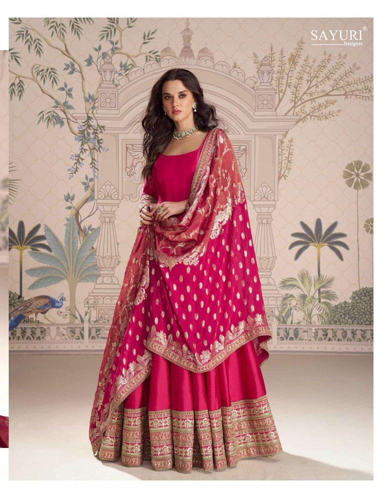 Sayuri Designer Roshni Premium Silk Jacquard Designer Suit