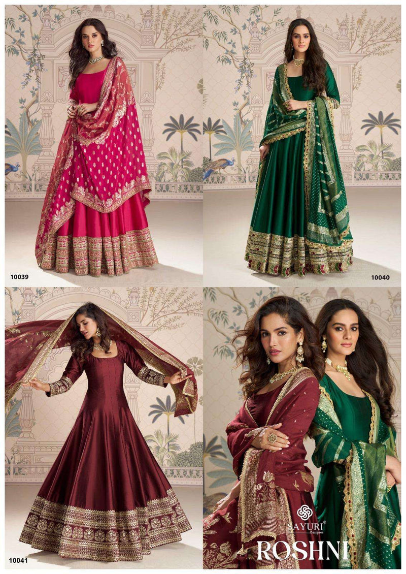 Sayuri Designer Roshni Premium Silk Jacquard Designer Suit