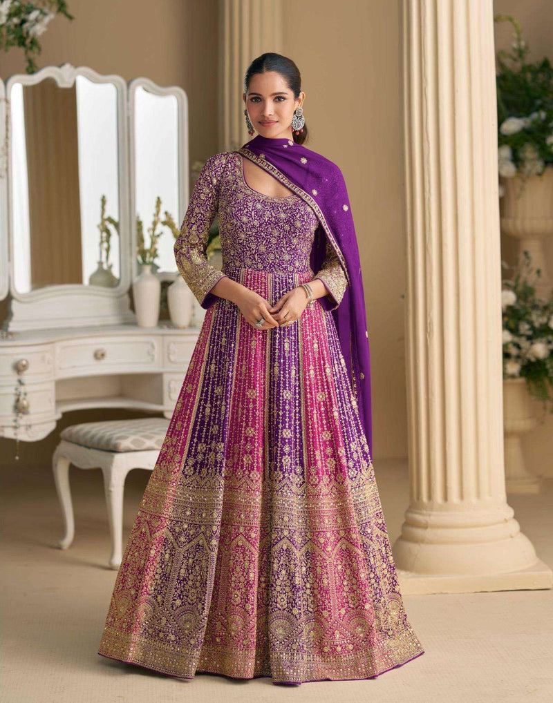 Sayuri Designer Rutba Premium Georgette Embroidered Designer Suit