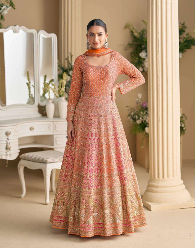 Sayuri Designer Rutba Premium Georgette Embroidered Designer Suit