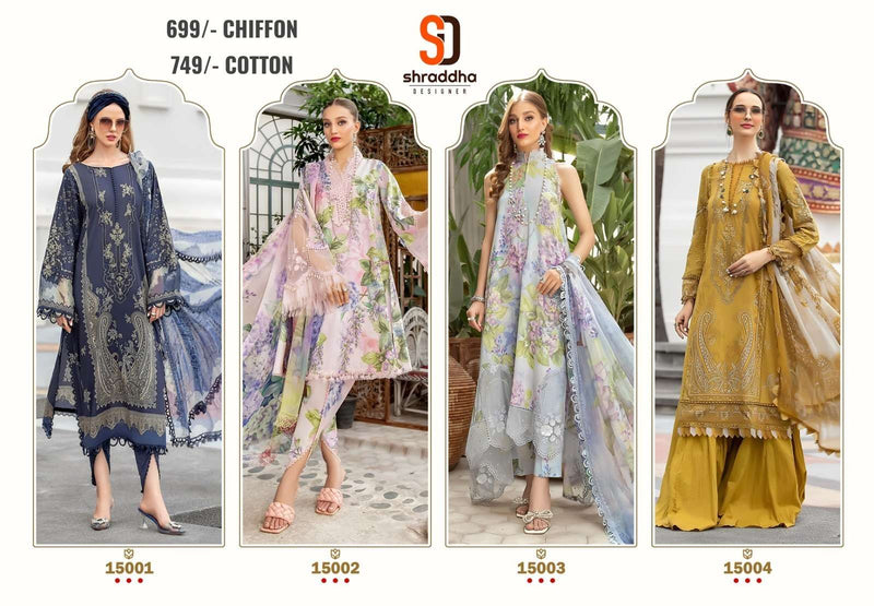 Shraddha Designer Mprint Vol 15 Pure Lawn Cotton Printed Pakistani Suit