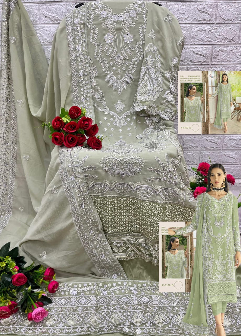 Shree Fabs K 5102 D Georgette Embroidered Pakistani Salwar Kameez