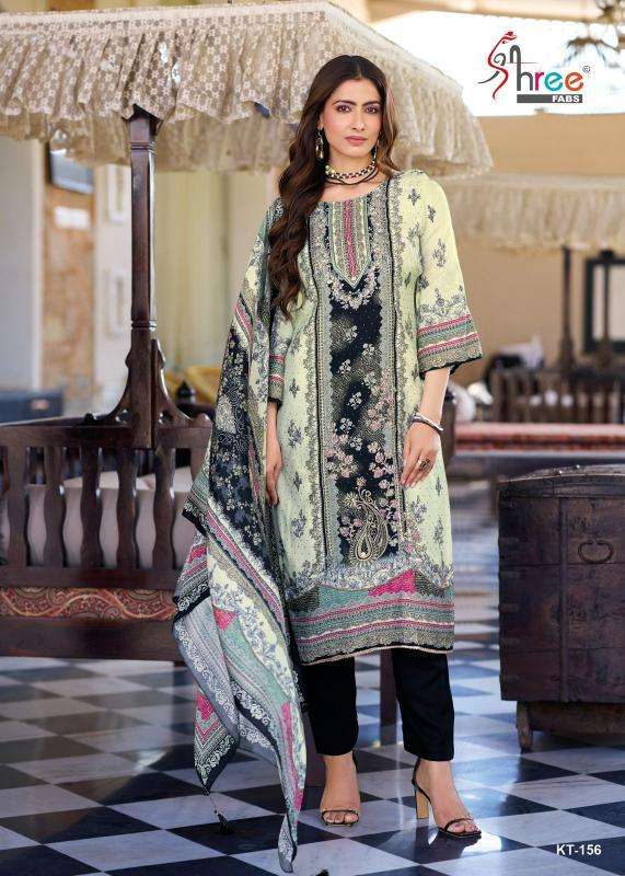 Shree Fabs Kt 156 Pure Viscose Maslin Digital Print Handwork Pret Kurti