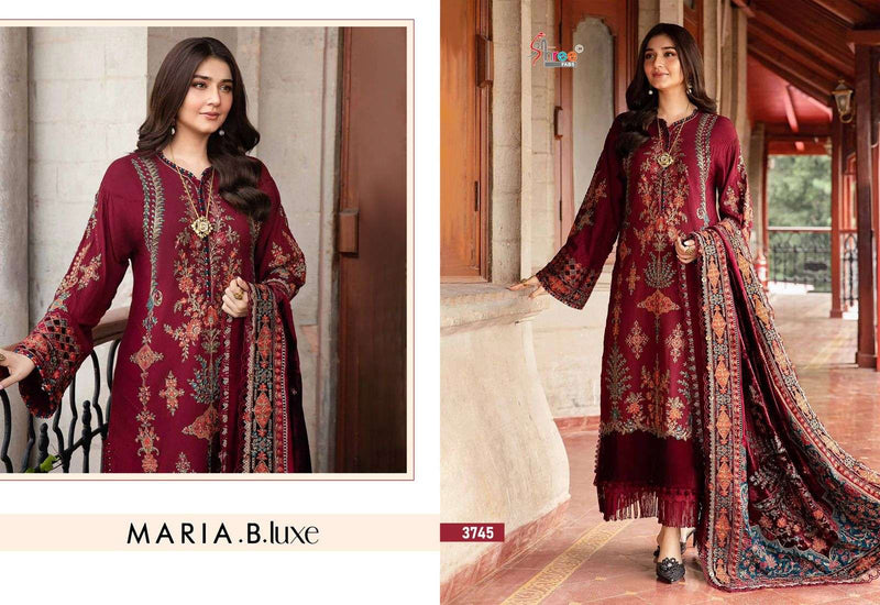 Shree Fabs Maria B Luxe Pure Viscose Rayon Embroidered Pakistani Suit