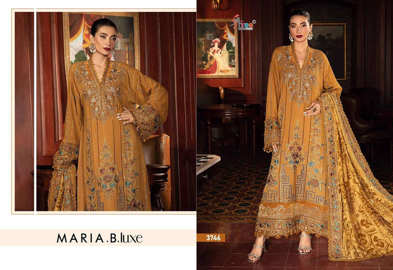 Shree Fabs Maria B Luxe Pure Viscose Rayon Embroidered Pakistani Suit