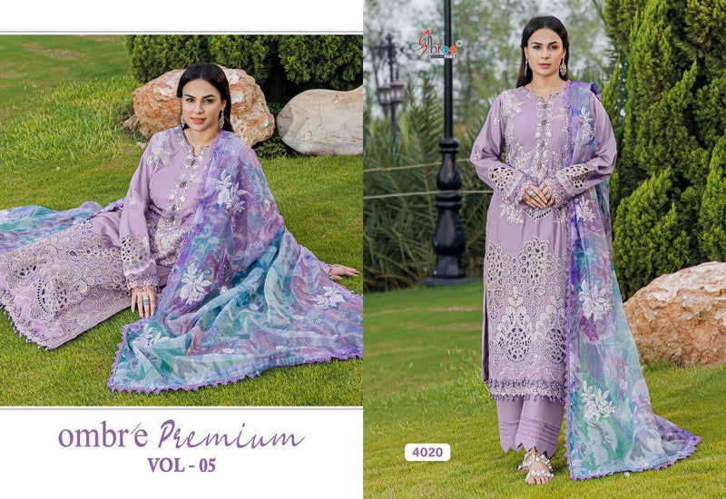 Shree Fabs Ombre Premium Vol 5 Heavy Embroidered Dupatta Salwar Suit