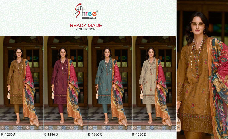 Shree Fabs R 1286 Cambric Cotton Lawn With Fancy Designer Pret Kurti