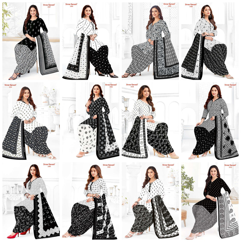 Shree Ganesh Colours Special Vol 3 Pure Cotton Patiyala Suit