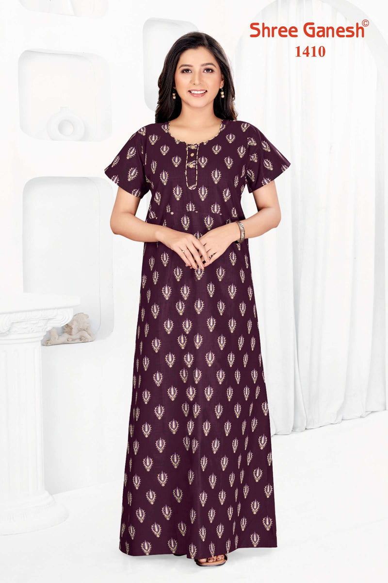 Shree Ganesh Kalki Vol 1 Cotton Daily Wear Gown