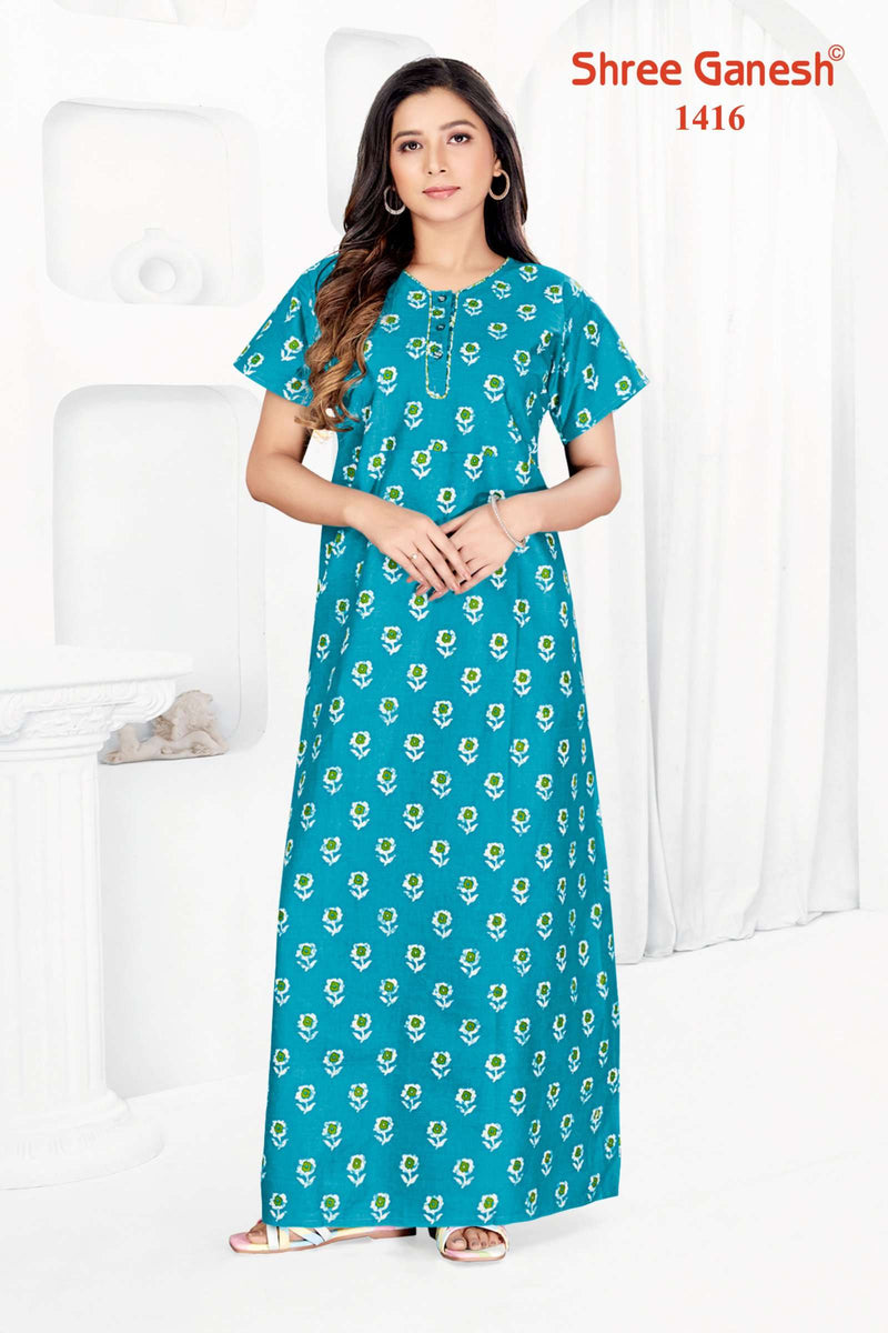 Shree Ganesh Kalki Vol 1 Cotton Daily Wear Gown