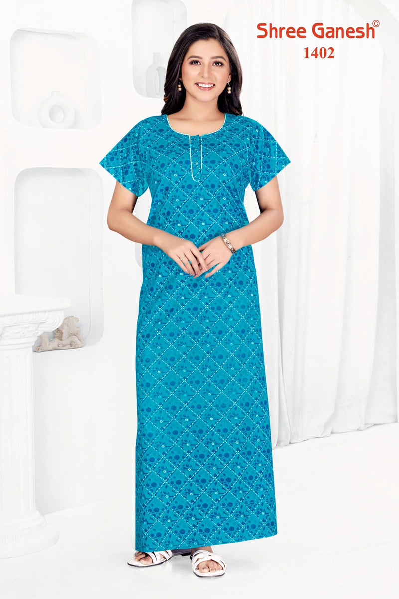 Cotton daily fashion wear gown