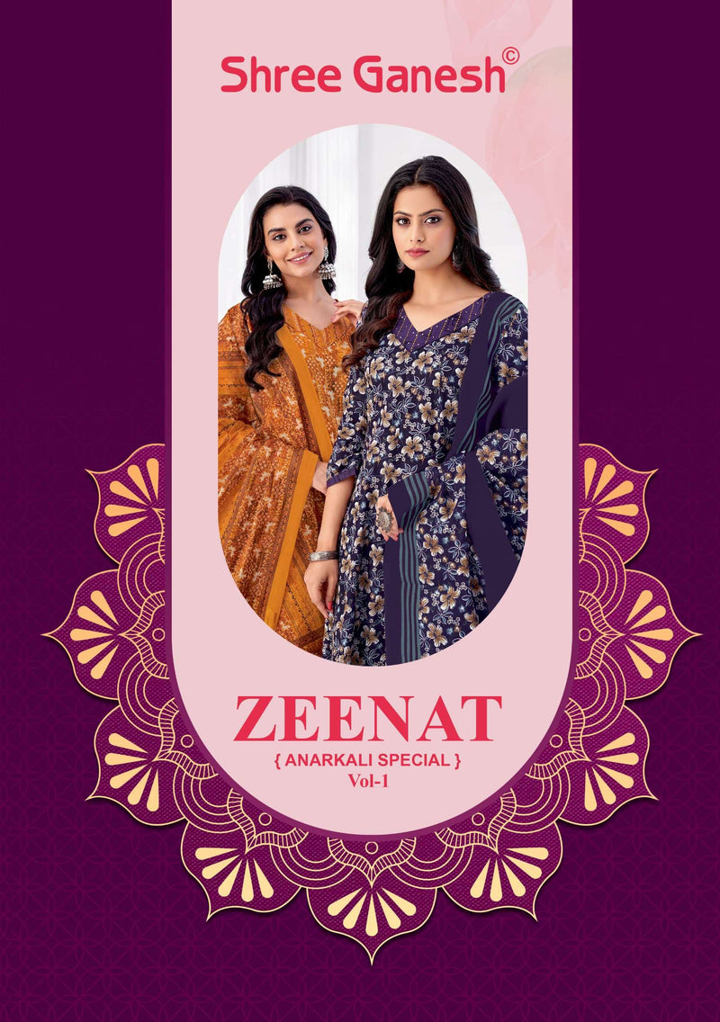 Shree Ganesh Zeenat Vol 1 Pure Cotton Anarkali Special Vol 1 Kurti