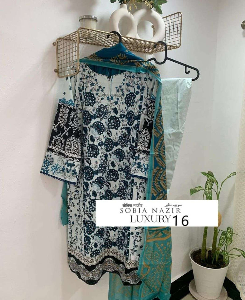 Keval Fab Sobia Nazir Vol 16 Pure Cotton Printed Readymade Pret Kurti