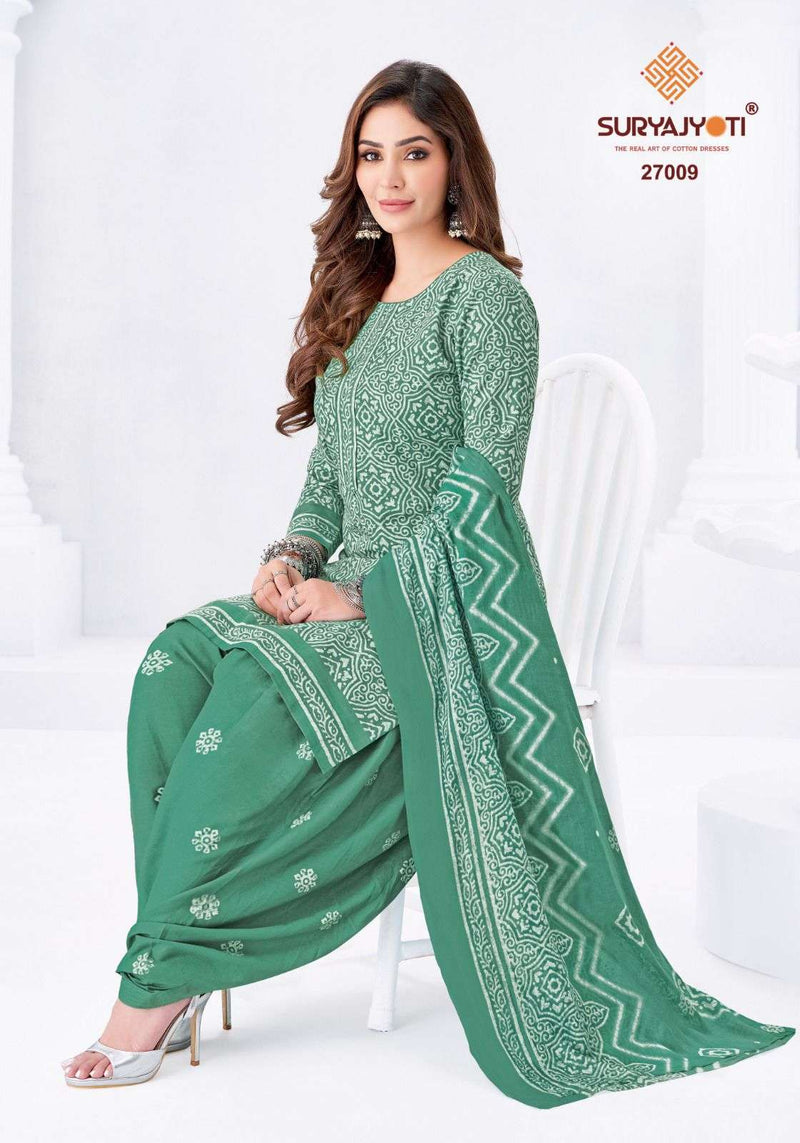 Suryajyoti Patiala Kudi Vol 27 Pure Cotton Printed Dailywear Salwar Suit