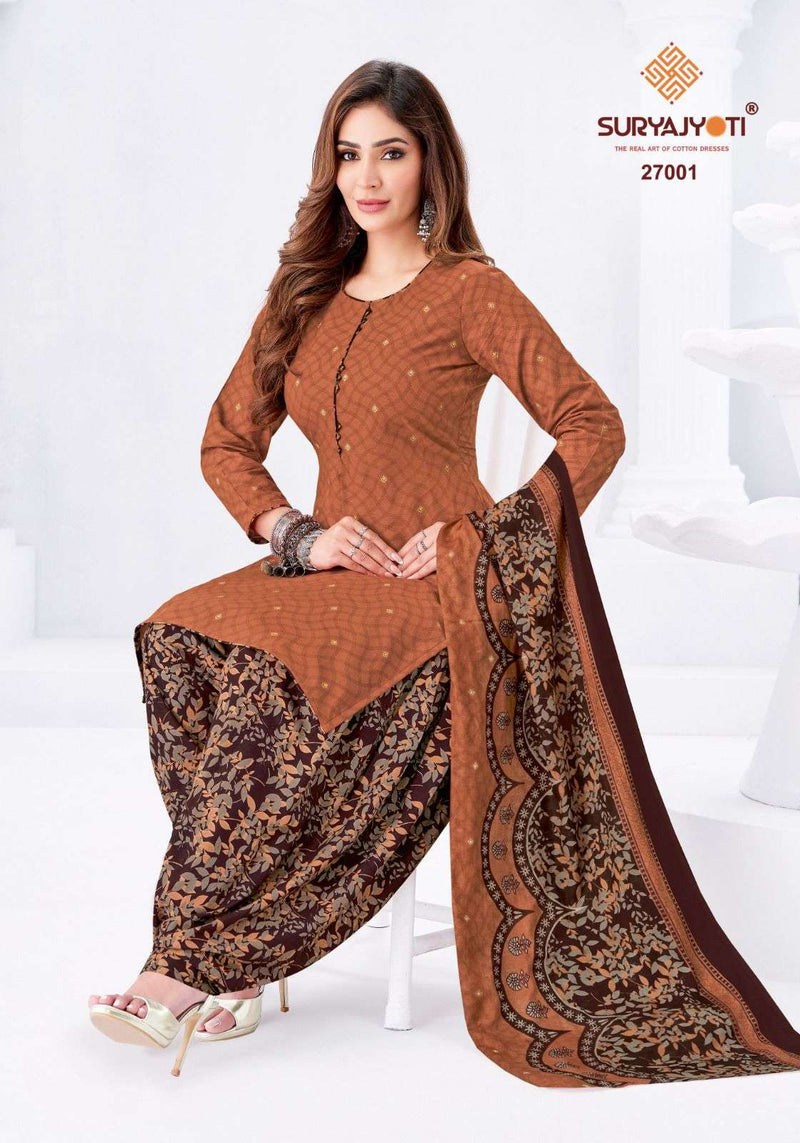 Suryajyoti Patiala Kudi Vol 27 Pure Cotton Printed Dailywear Salwar Suit