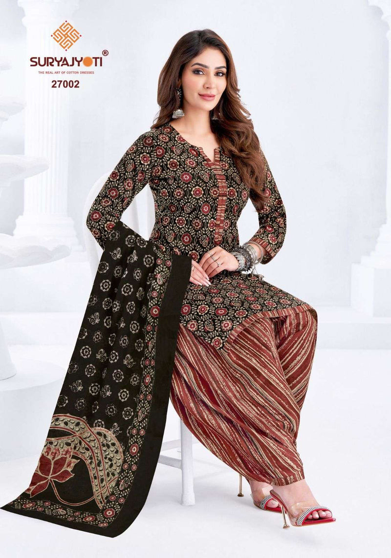 Suryajyoti Patiala Kudi Vol 27 Pure Cotton Printed Dailywear Salwar Suit