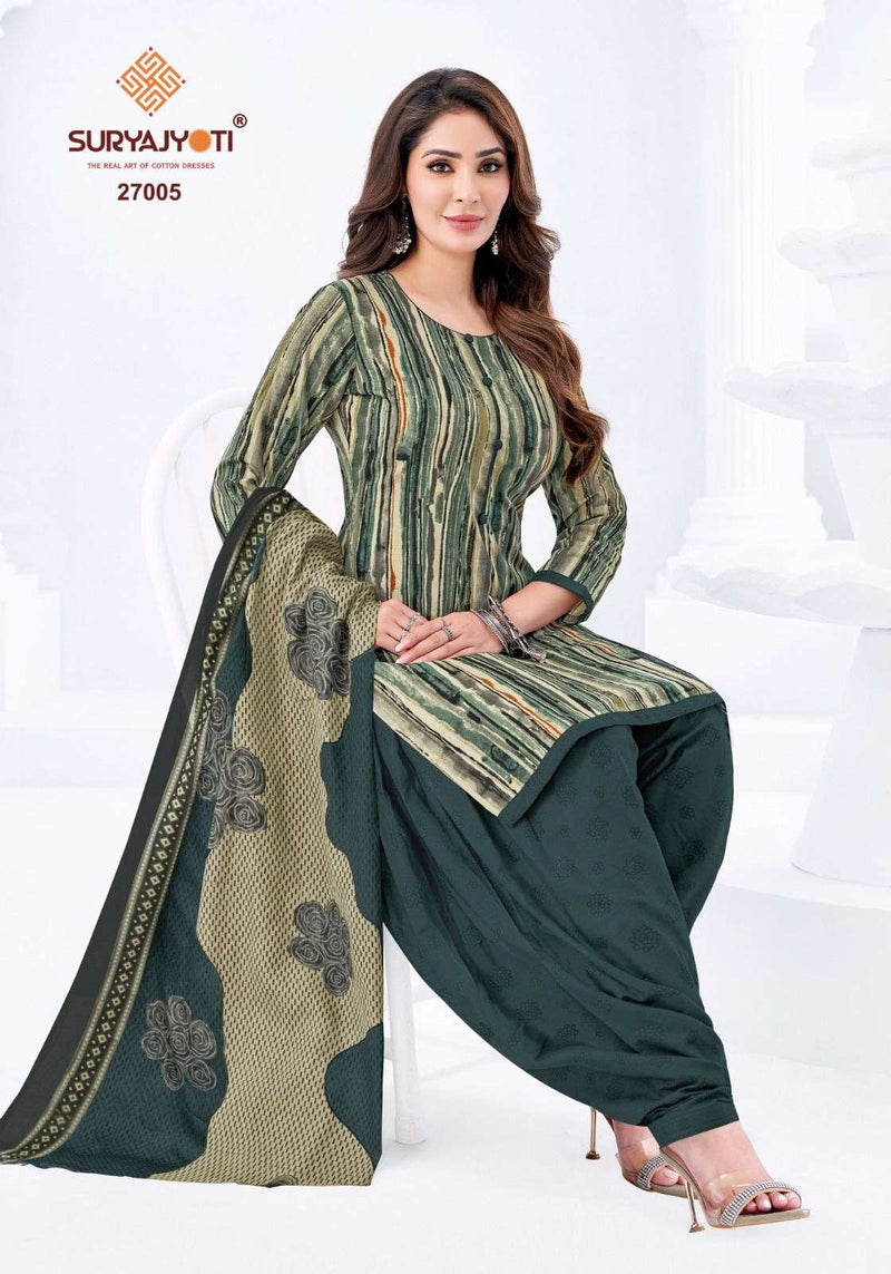 Suryajyoti Patiala Kudi Vol 27 Pure Cotton Printed Dailywear Salwar Suit