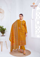 Suryajyoti Pushpa Vol 13 Pure Modal Foil Print Embroidered Work Salwar Kameez