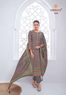 Suryajyoti Pushpa Vol 13 Pure Modal Foil Print Embroidered Work Salwar Kameez