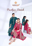 Suryajyoti Pushpa Vol 8 Pure Modal Printed Readymade Kurti Pant With Dupatta