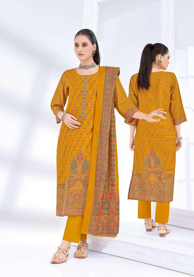 Suryajyoti Pushpa Vol 8 Pure Modal Printed Readymade Kurti Pant With Dupatta