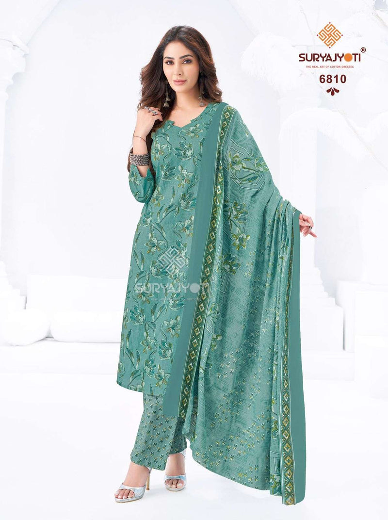 Suryajyoti Trendy Cotton Vol 68 Pure Cotton Printed Salwar Kameez