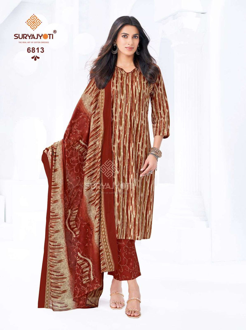 Suryajyoti Trendy Cotton Vol 68 Pure Cotton Printed Salwar Kameez