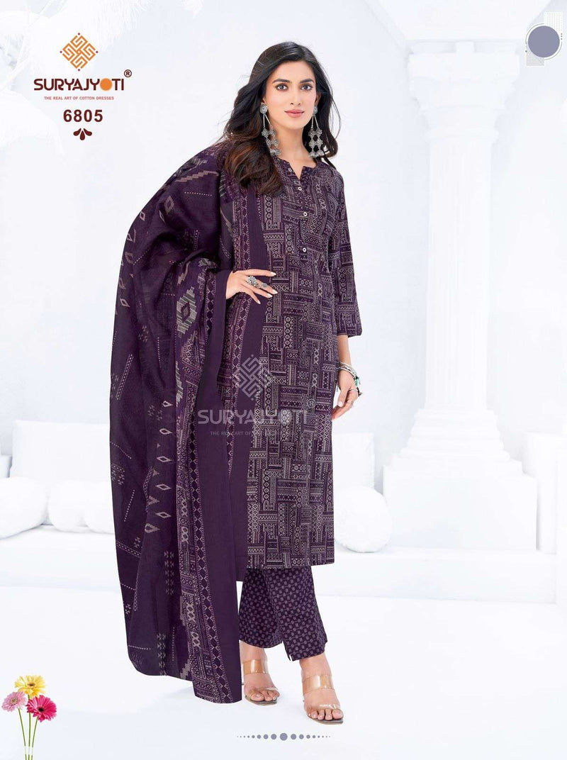 Suryajyoti Trendy Cotton Vol 68 Pure Cotton Printed Salwar Kameez