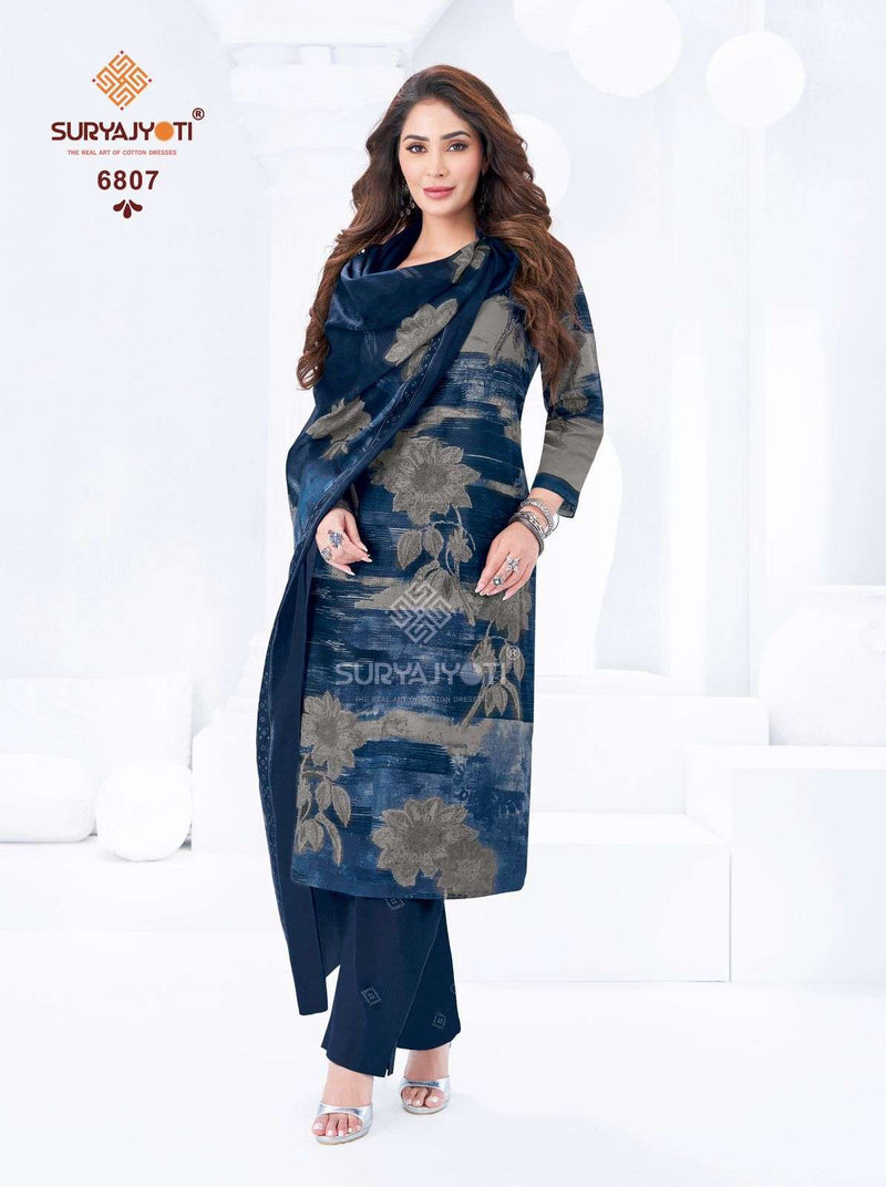 Suryajyoti Trendy Cotton Vol 68 Pure Cotton Printed Salwar Kameez