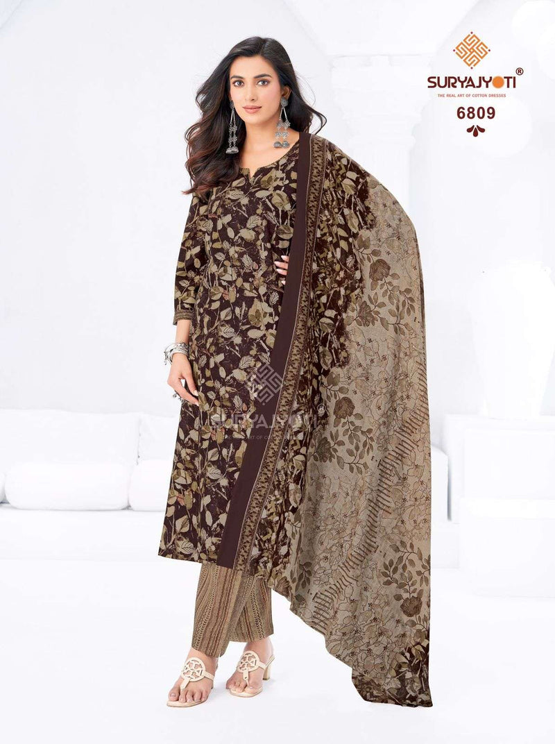 Suryajyoti Trendy Cotton Vol 68 Pure Cotton Printed Salwar Kameez